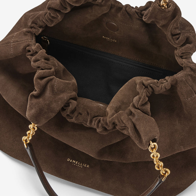 DeMellier The Miami mocha suede & mocha smooth