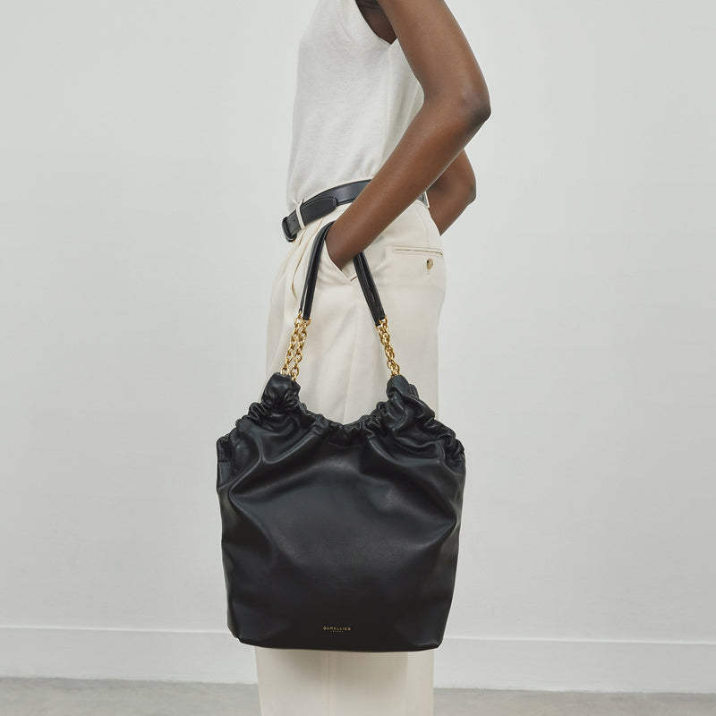 DeMellier The Miami leopard-effect suede & black smooth