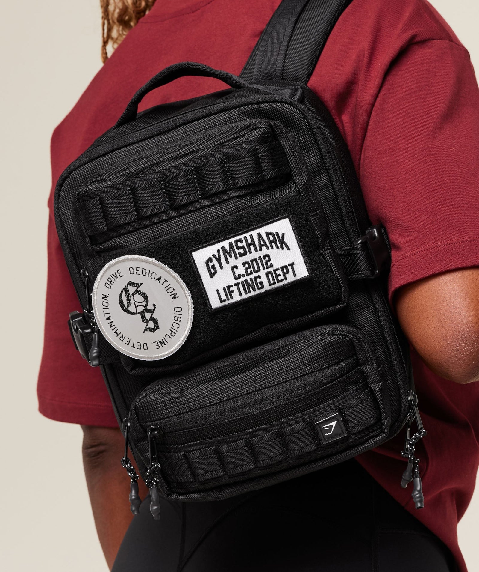 Women's Gymshark Mini Tactical Backpack Black