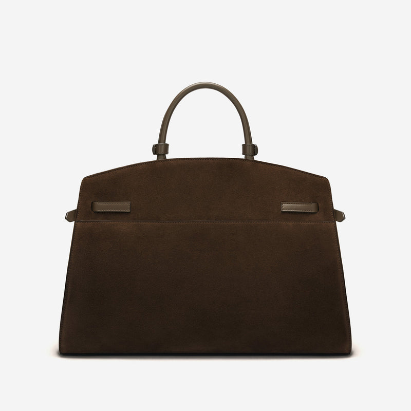 DeMellier The Hudson mocha suede & mocha smooth