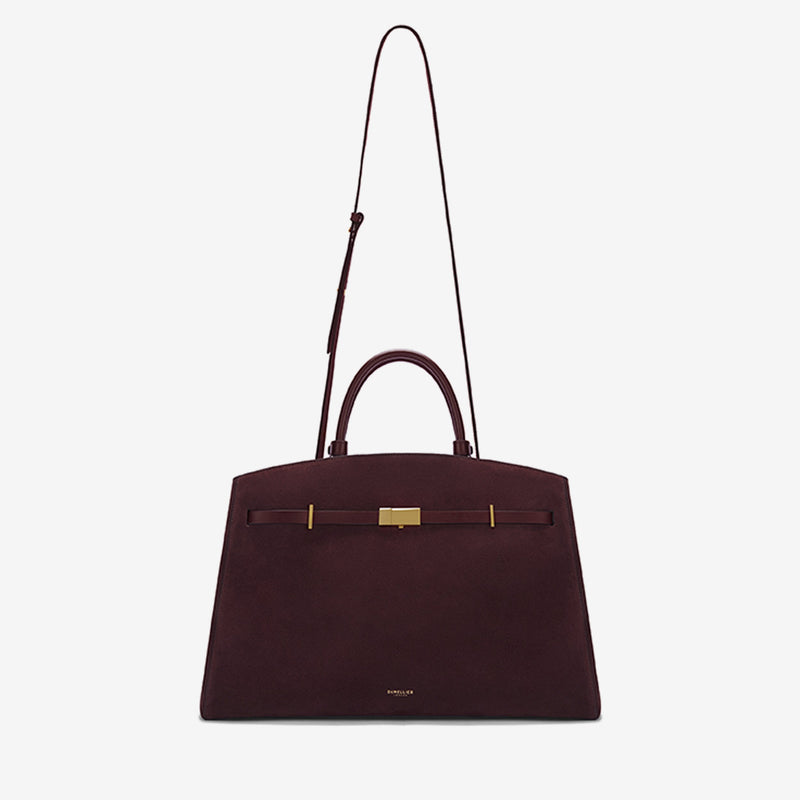 DeMellier The Hudson burgundy suede & burgundy smooth