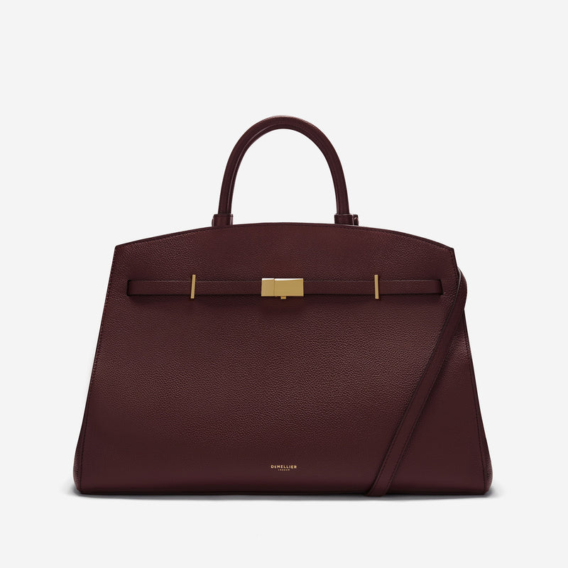 DeMellier The Hudson burgundy small grain