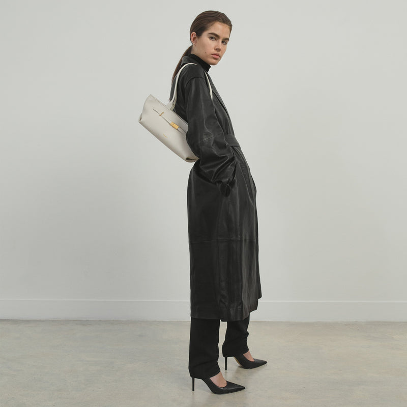 DeMellier The New York Shoulder off-white small grain