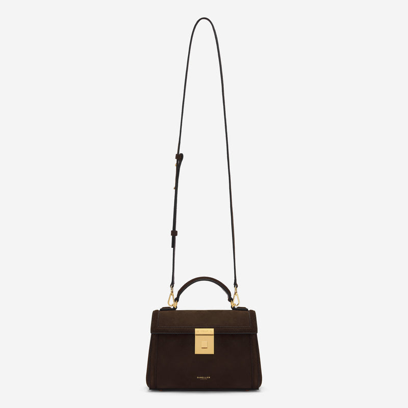 DeMellier The Paris mocha suede