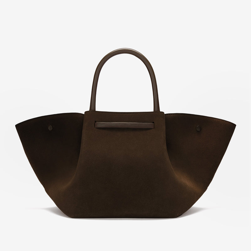 DeMellier The Midi New York mocha suede & mocha smooth