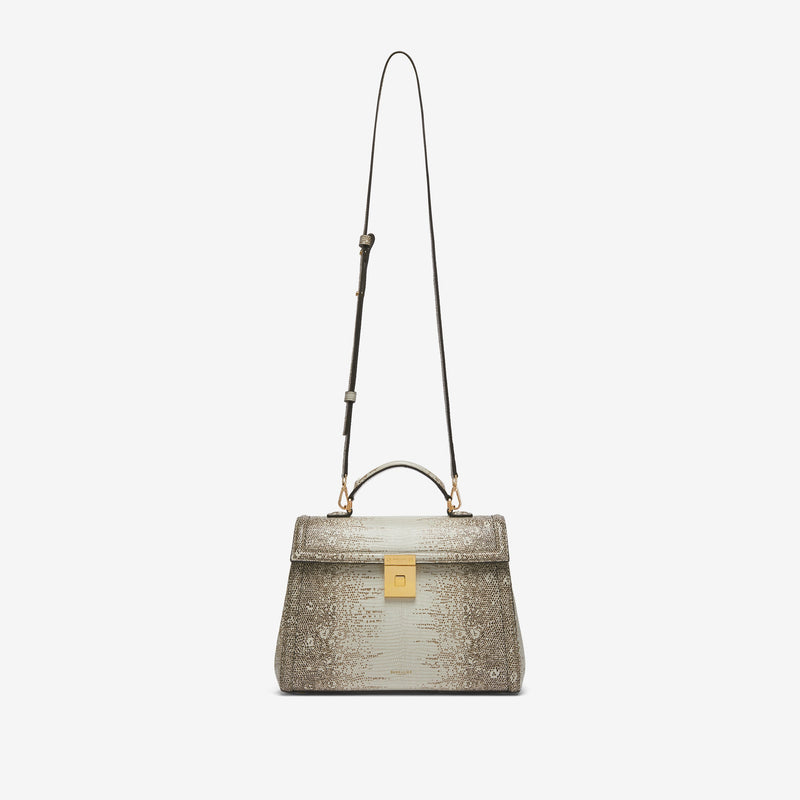 DeMellier The Midi Paris natural lizard-effect