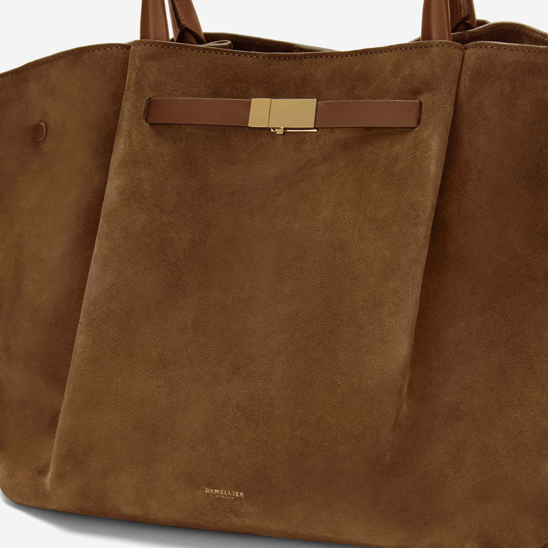 DeMellier The New York deep tan suede & tan smooth