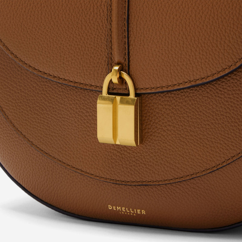 DeMellier The Siena Saddle tan small grain
