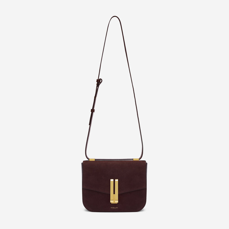DeMellier The Vancouver burgundy suede & burgundy smooth