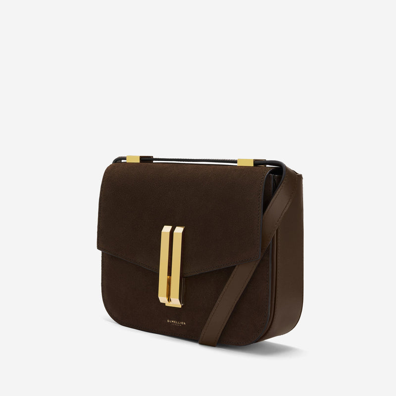 DeMellier The Vancouver mocha suede & mocha smooth