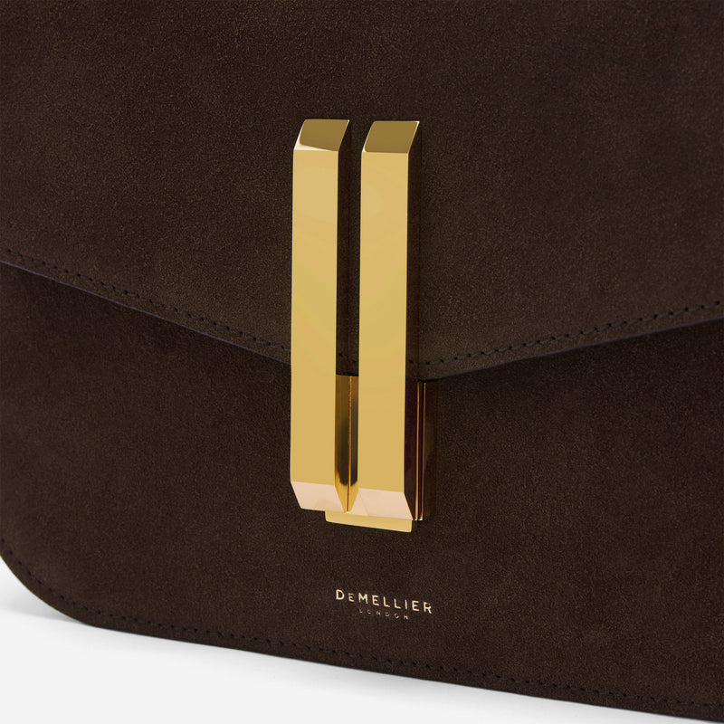 DeMellier The Vancouver mocha suede & mocha smooth