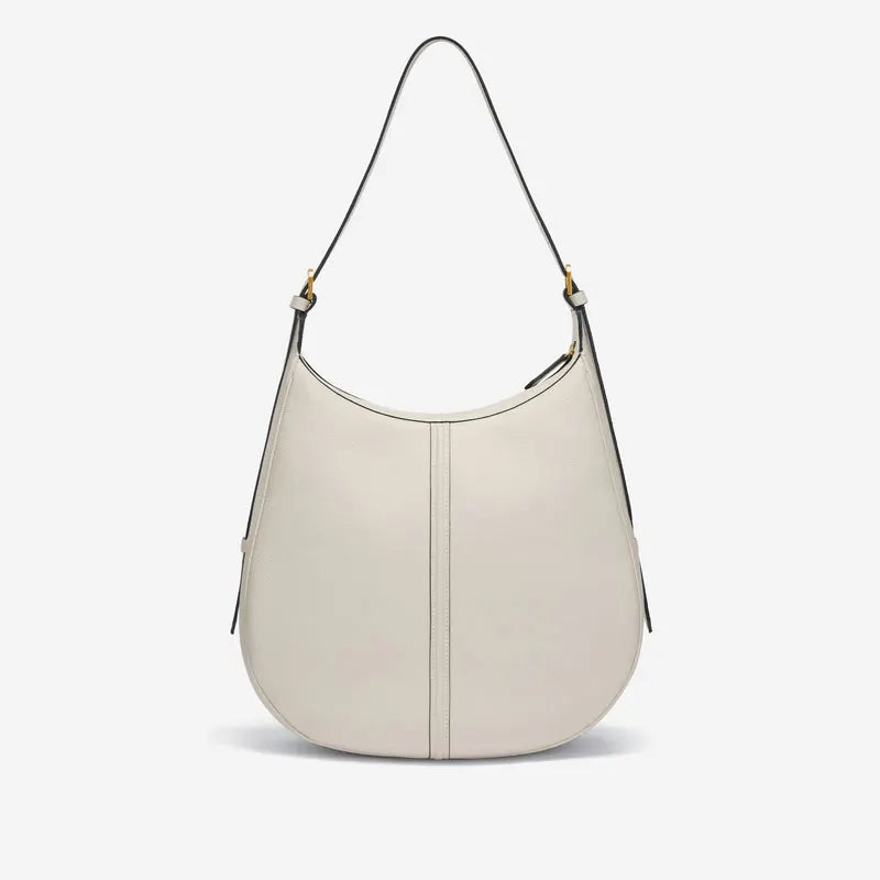 DeMellier The Siena Hobo off-white small grain