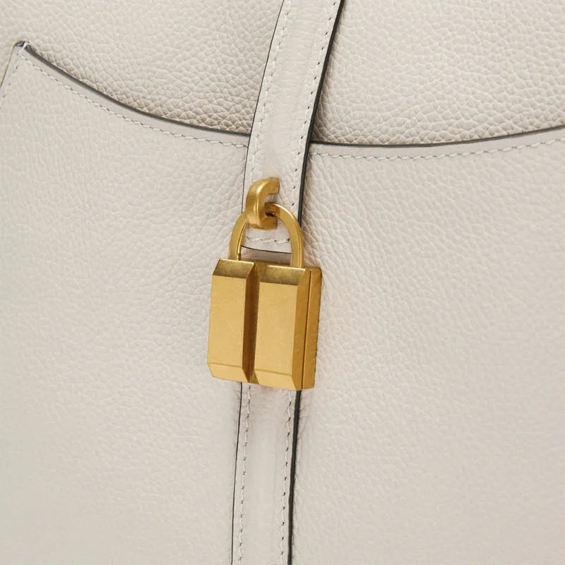 DeMellier The Siena Hobo off-white small grain