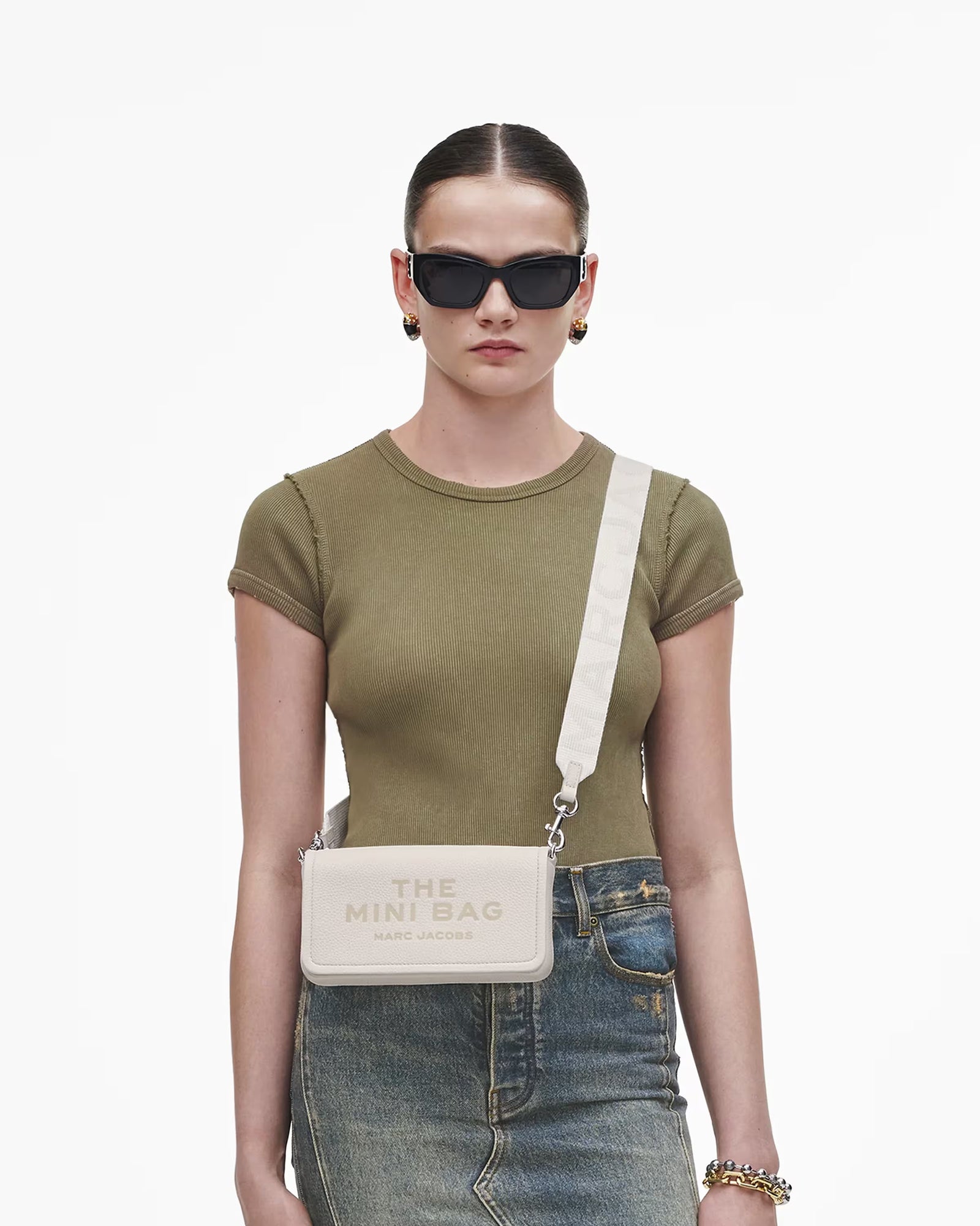 Marc Jacobs Marc Jacobs The Leather Mini Bag Cotton Cotton