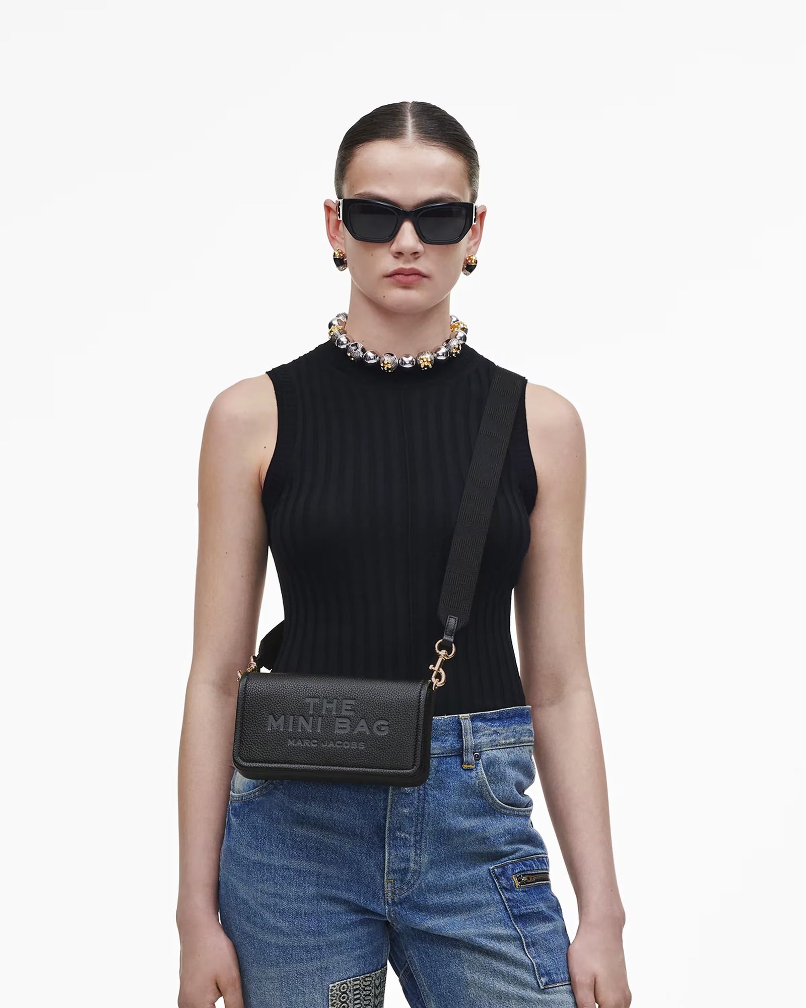 Marc Jacobs Marc Jacobs The Leather Mini Bag Black Black