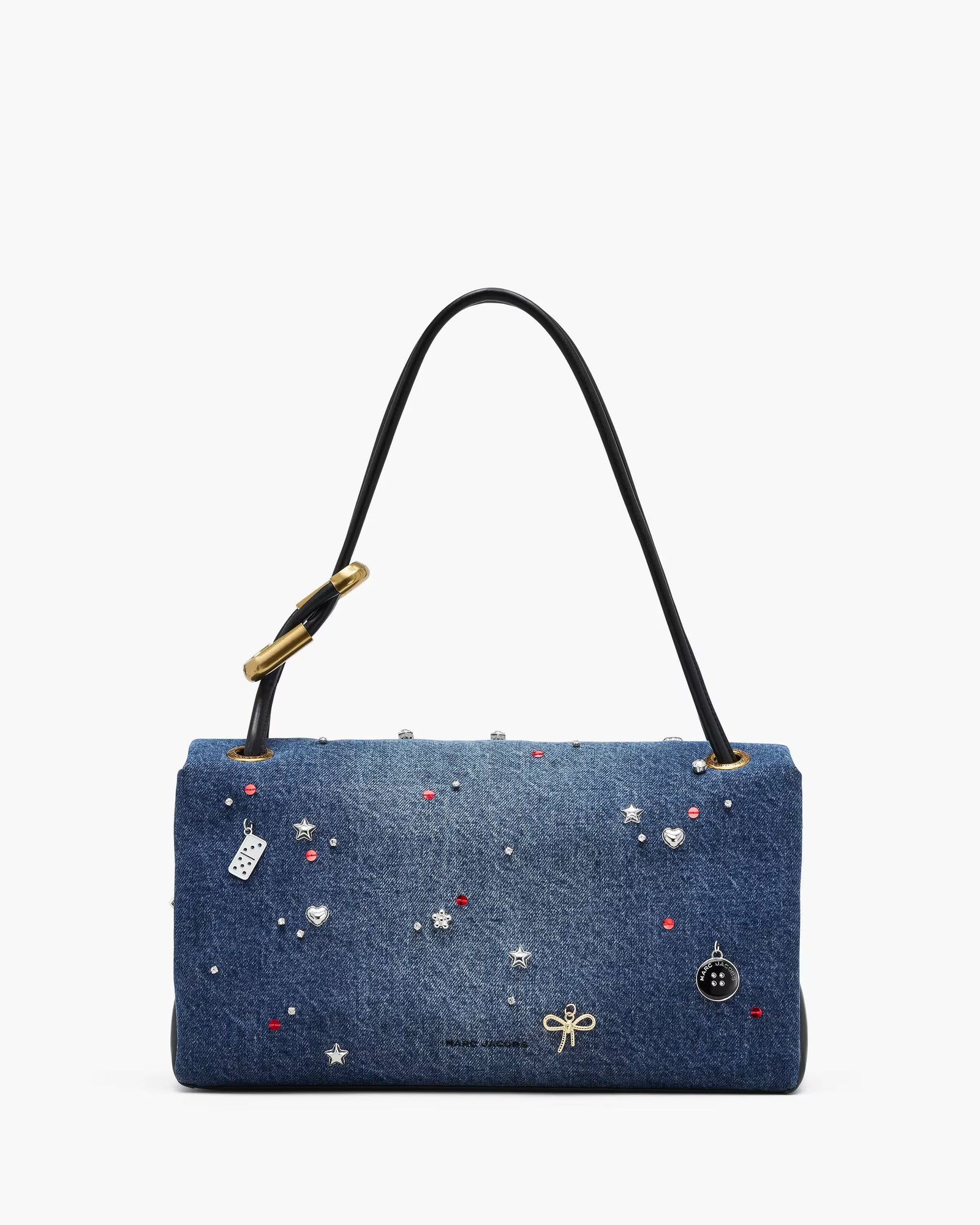 Marc Jacobs Marc Jacobs The Trinket Charm Denim Large Dual Bag Medium Wash Multi Medium Wash Multi