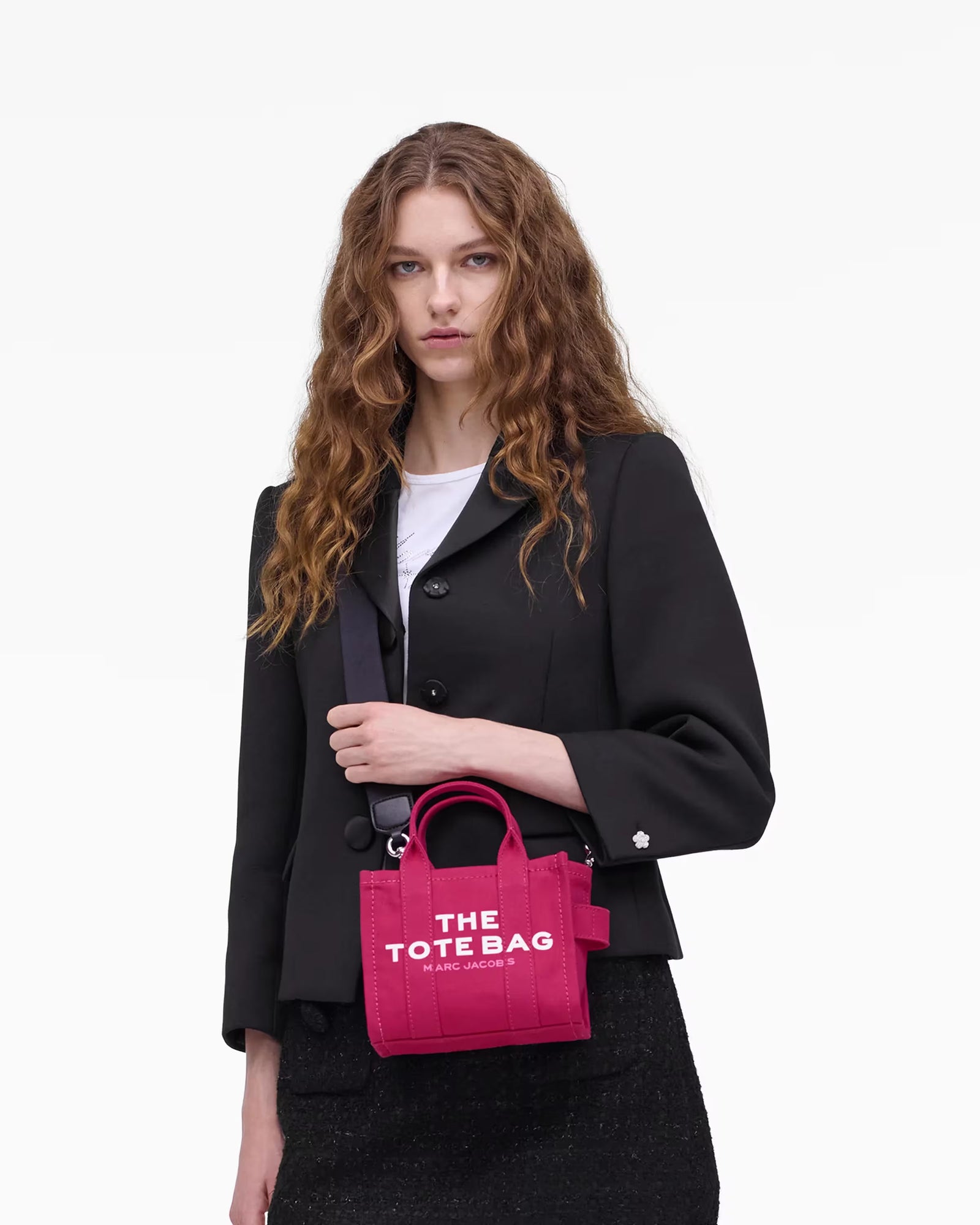 Marc Jacobs Marc Jacobs The Canvas Crossbody Tote Bag Raspberry Pink Raspberry Pink