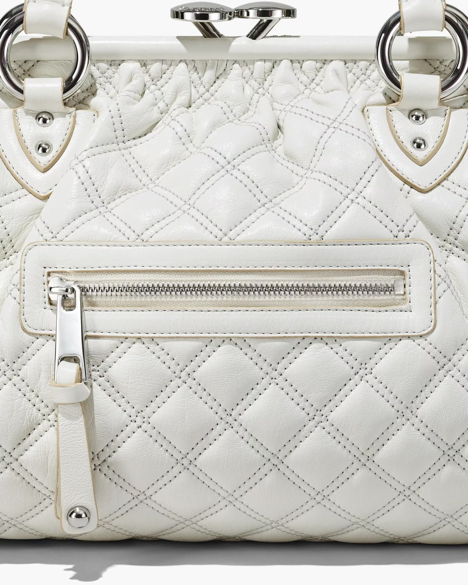 Marc Jacobs Marc Jacobs Re-Edition Quilted Leather Stam Bag Cloud White Cloud White