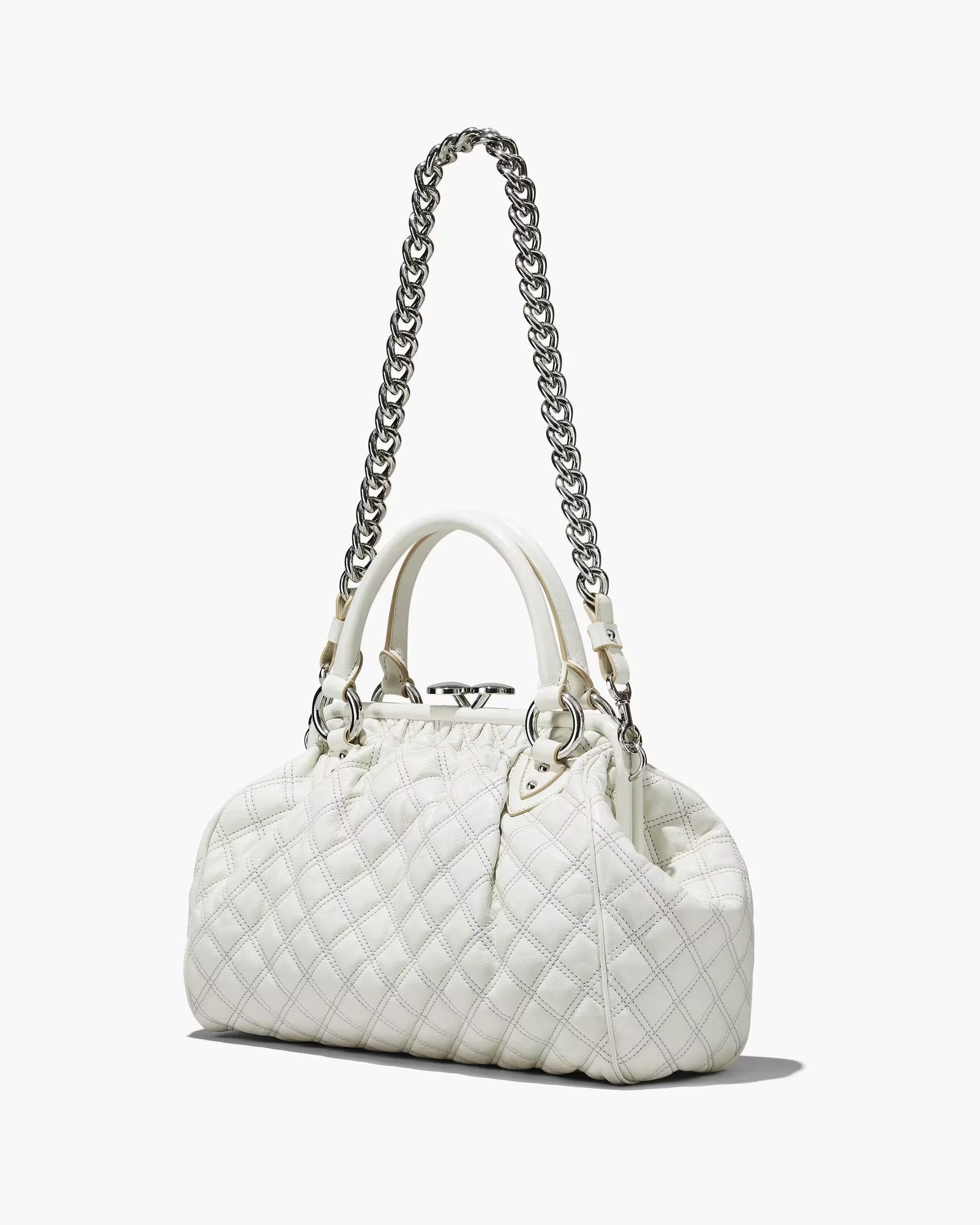Marc Jacobs Marc Jacobs Re-Edition Quilted Leather Stam Bag Cloud White Cloud White