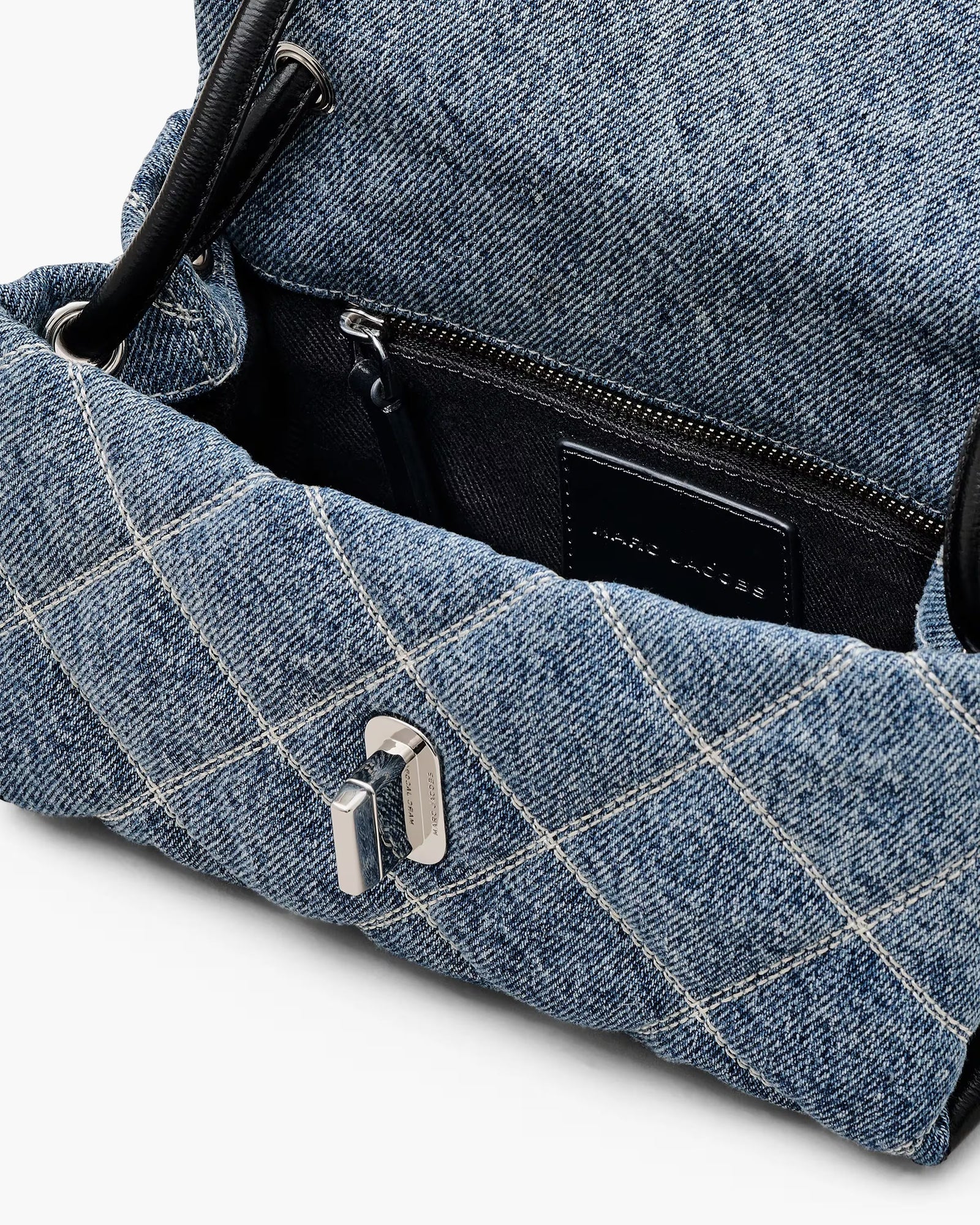 Marc Jacobs Marc Jacobs The Quilted Denim Mini Dual Shoulder Bag Light Wash Indigo Light Wash Indigo