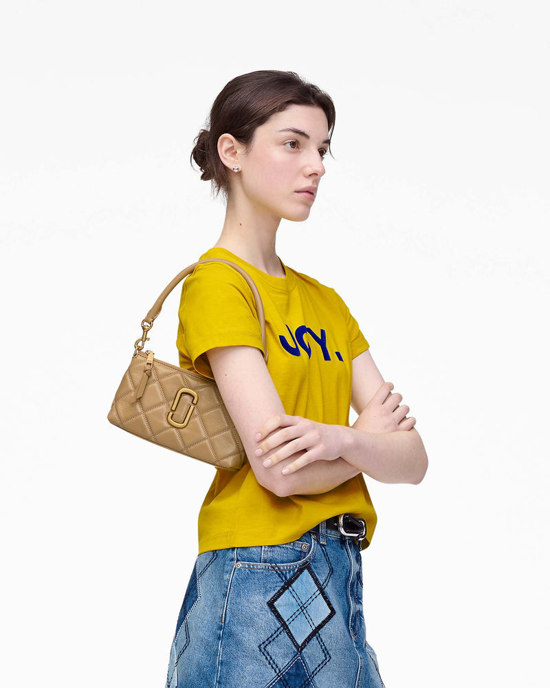 Marc Jacobs Marc Jacobs The Quilted Snapshot Convertible Shoulder Bag Camel Camel