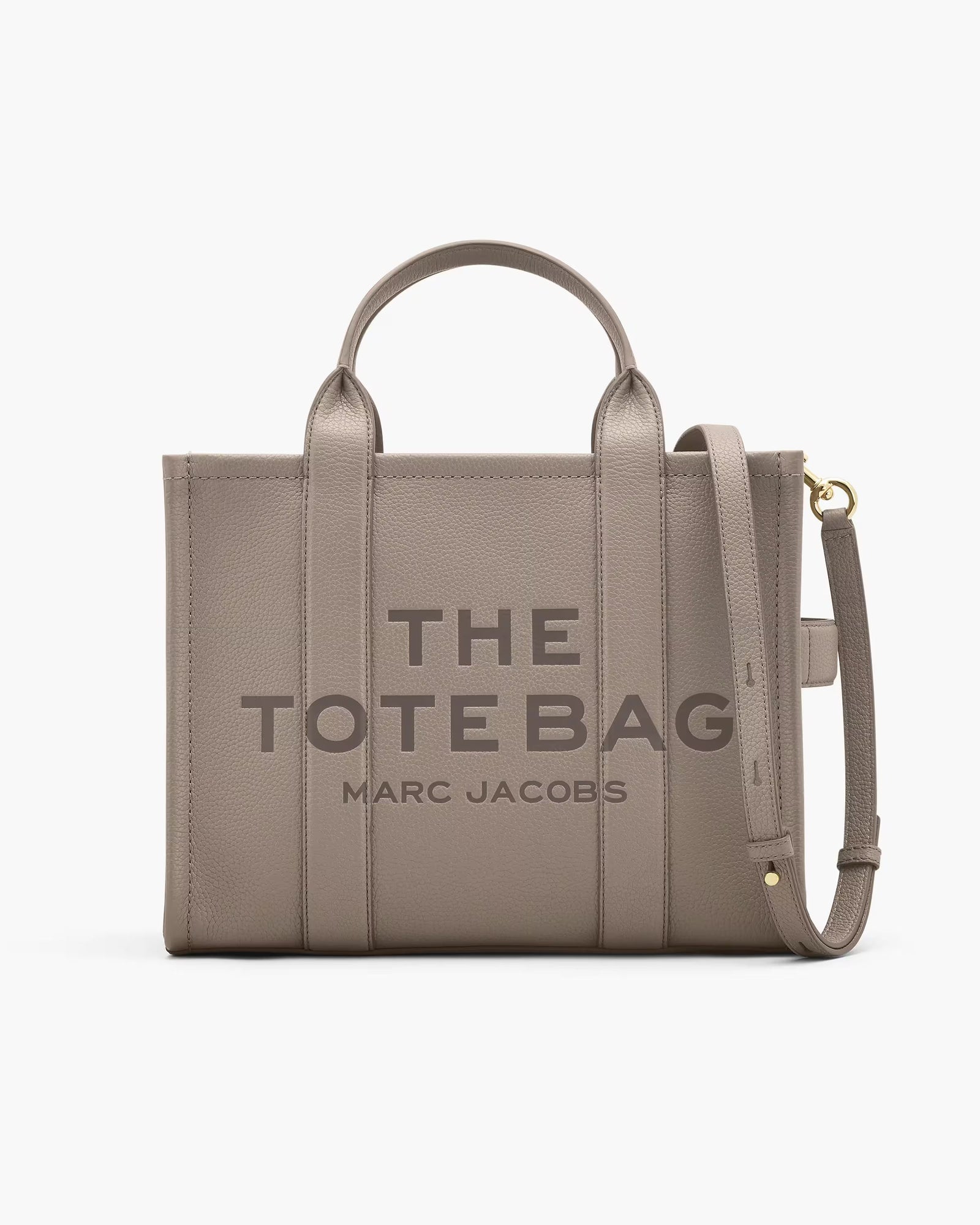 Marc Jacobs Marc Jacobs The Leather Medium Tote Bag Cement Cement