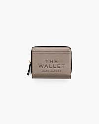 Marc Jacobs Marc Jacobs The Leather Mini Compact Wallet Cement Cement