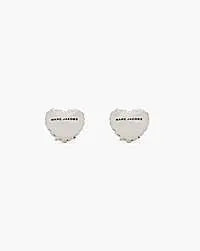 Marc Jacobs Marc Jacobs The Heart Balloon Stud Earrings Light Antique Silver Light Antique Silver