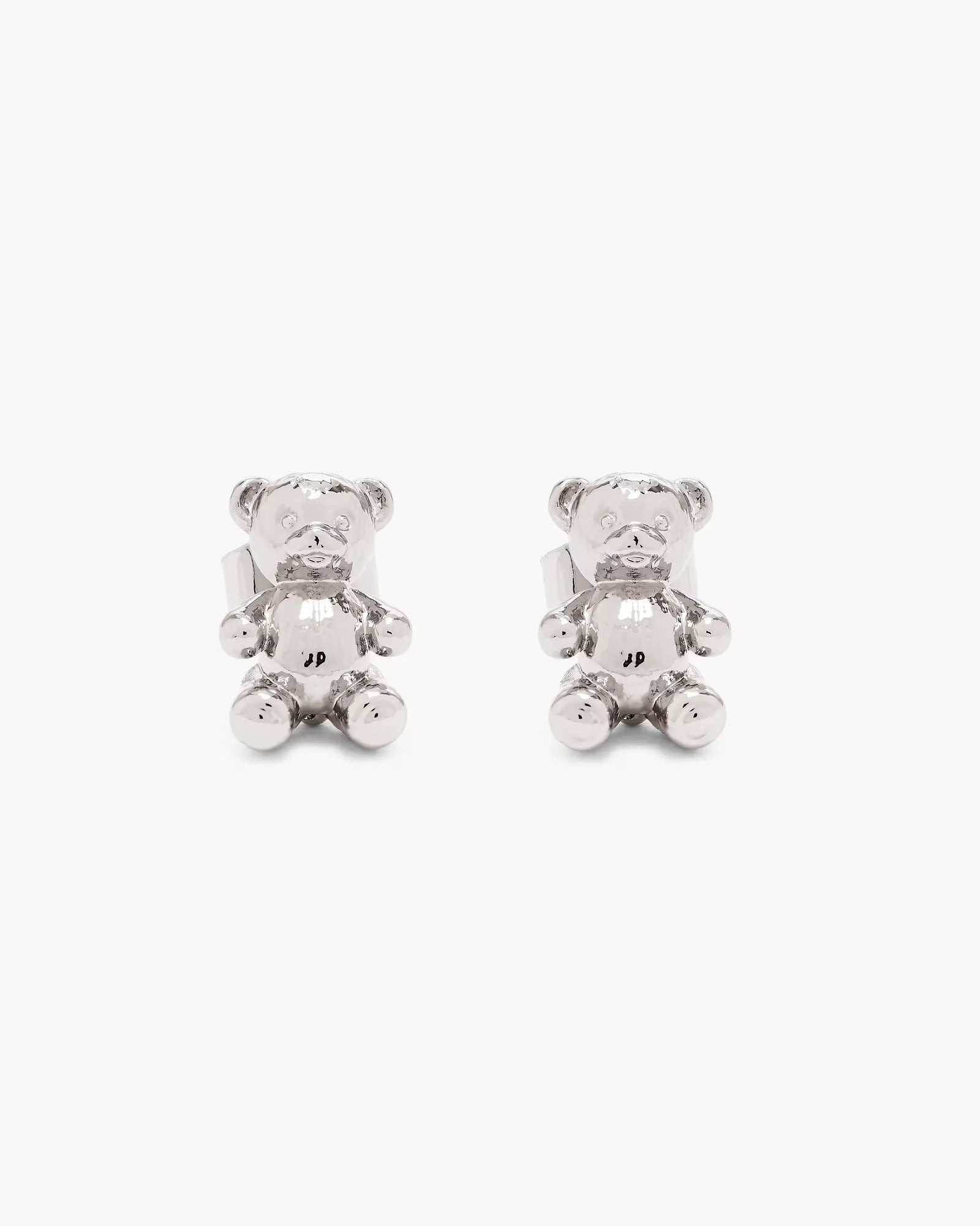 Marc Jacobs Marc Jacobs The Teddy Bear Stud Earrings Light Antique Silver Light Antique Silver