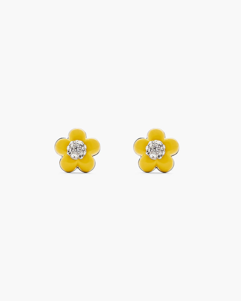 Marc Jacobs Marc Jacobs The Daisy Stud Earrings Silver/Daisy Yellow Silver/daisy Yellow
