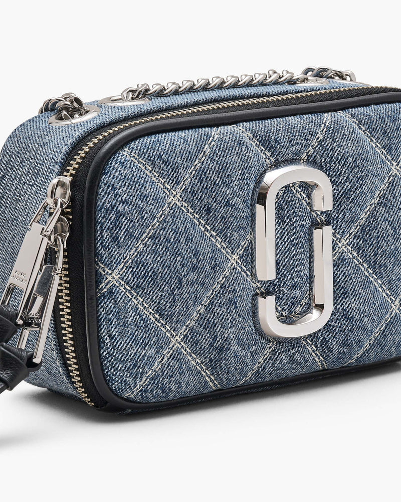 Marc Jacobs Marc Jacobs The Quilted Denim Softshot Light Wash Indigo Light Wash Indigo
