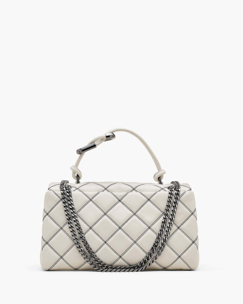 Marc Jacobs Marc Jacobs The Bi-Color Quilted Dual Convertible Shoulder Bag White/Black White/black