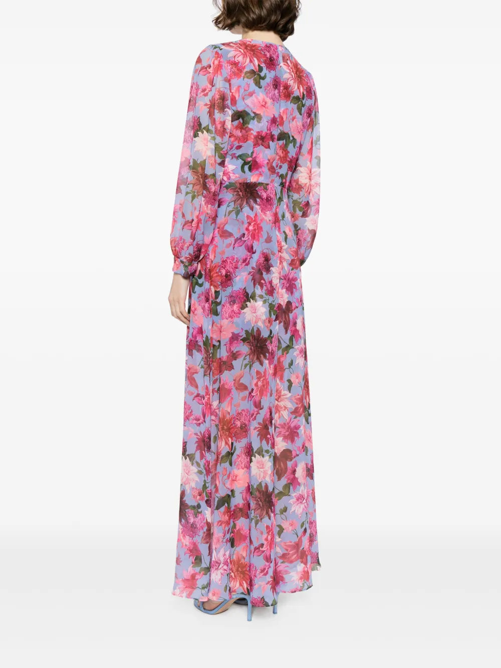 Penny floral-print gown