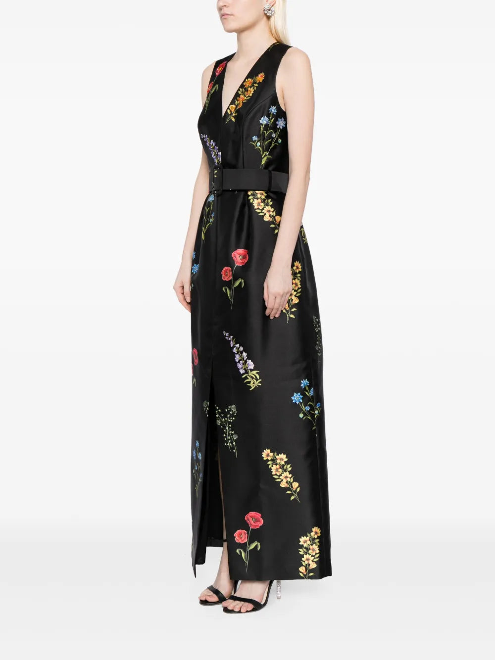 Marsden floral-print gown