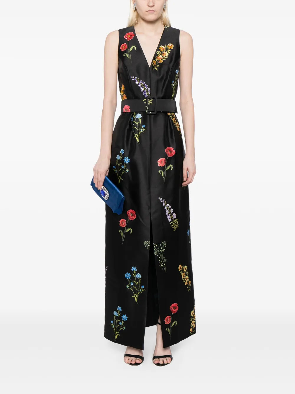 Marsden floral-print gown