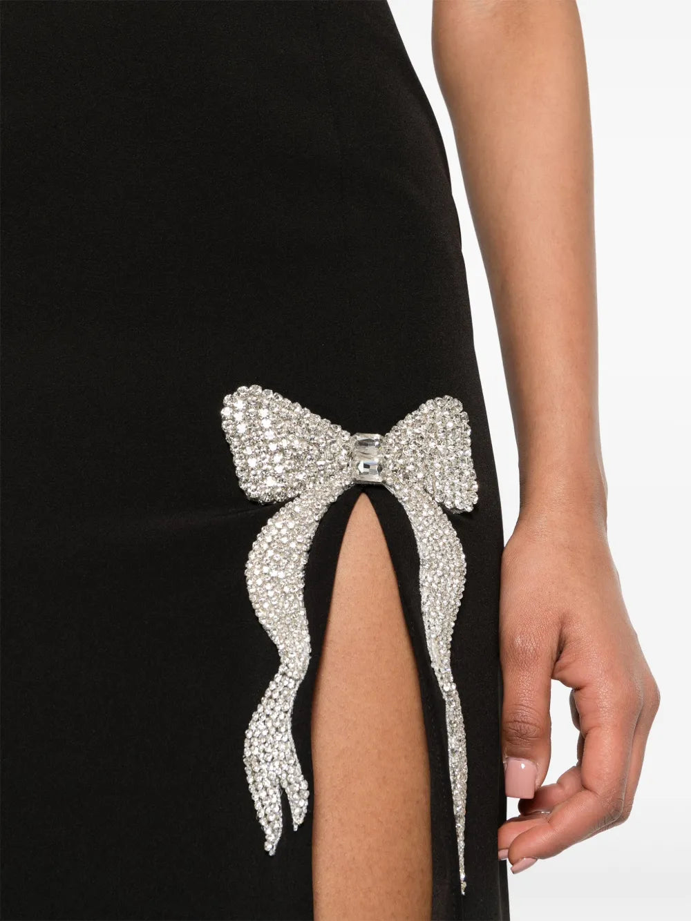 crystal-embellished maxi dress