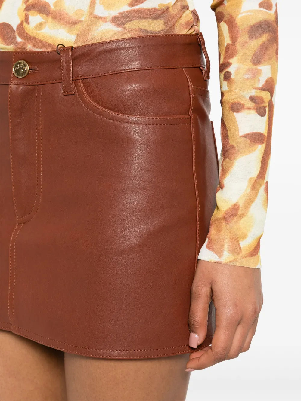 nappa mini skirt