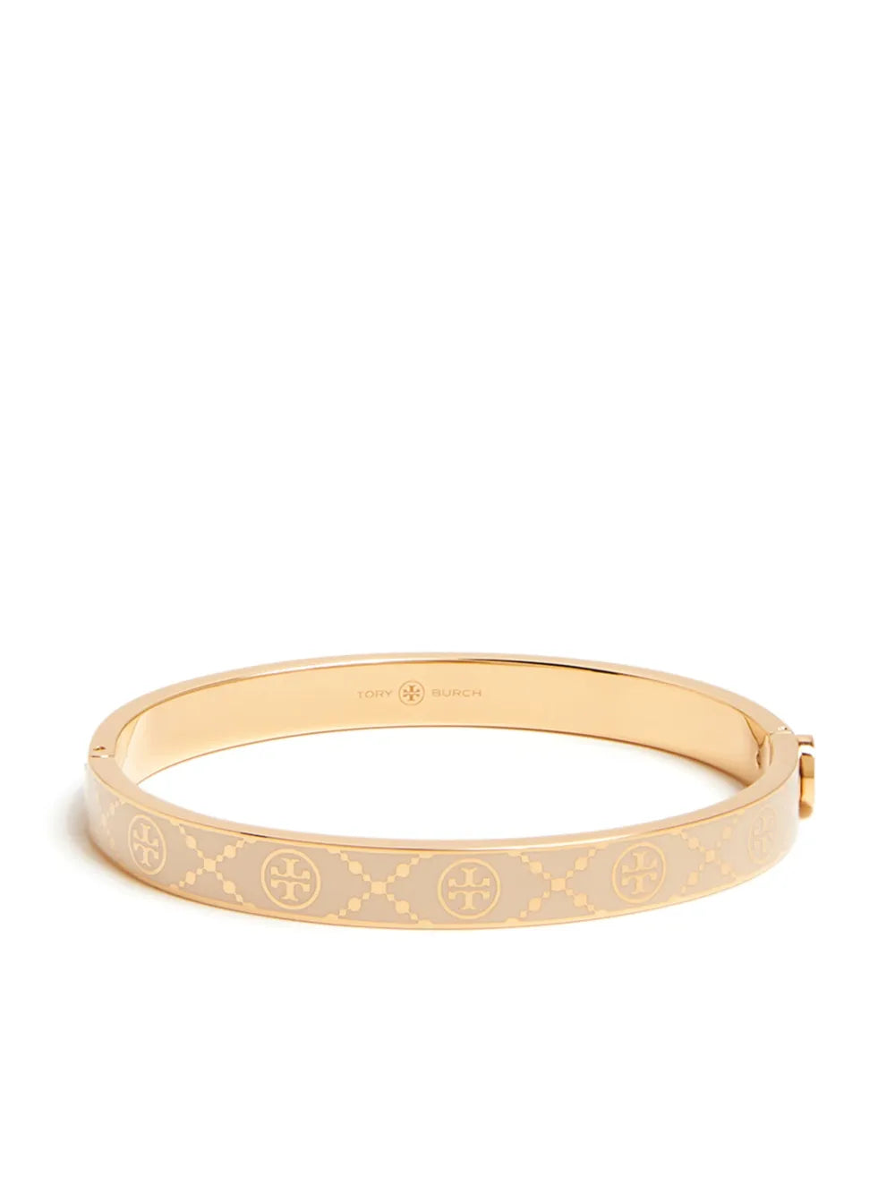 T Monogram hinge bracelet