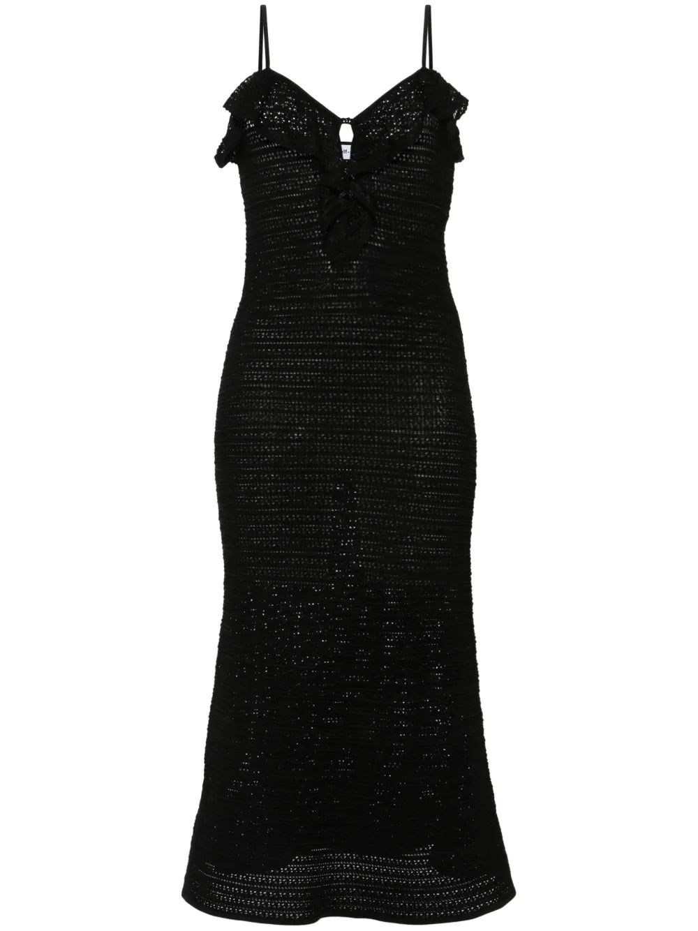 crochet midi dress