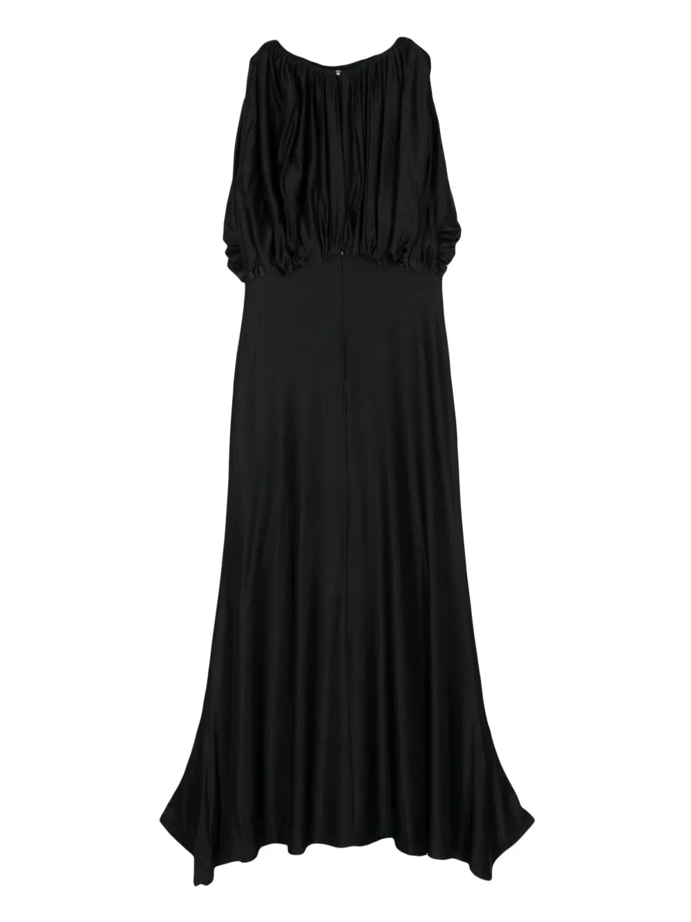 draped maxi dress