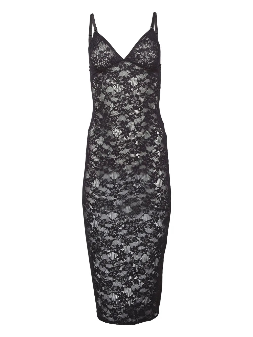 Le Stretch lace slip dress