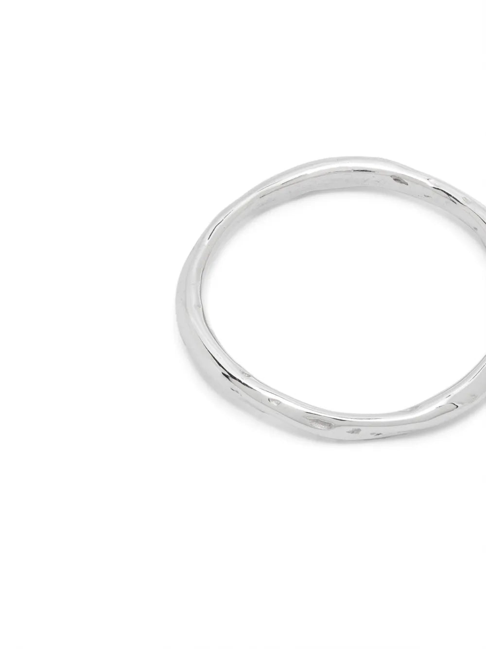 18kt white gold Organic ring