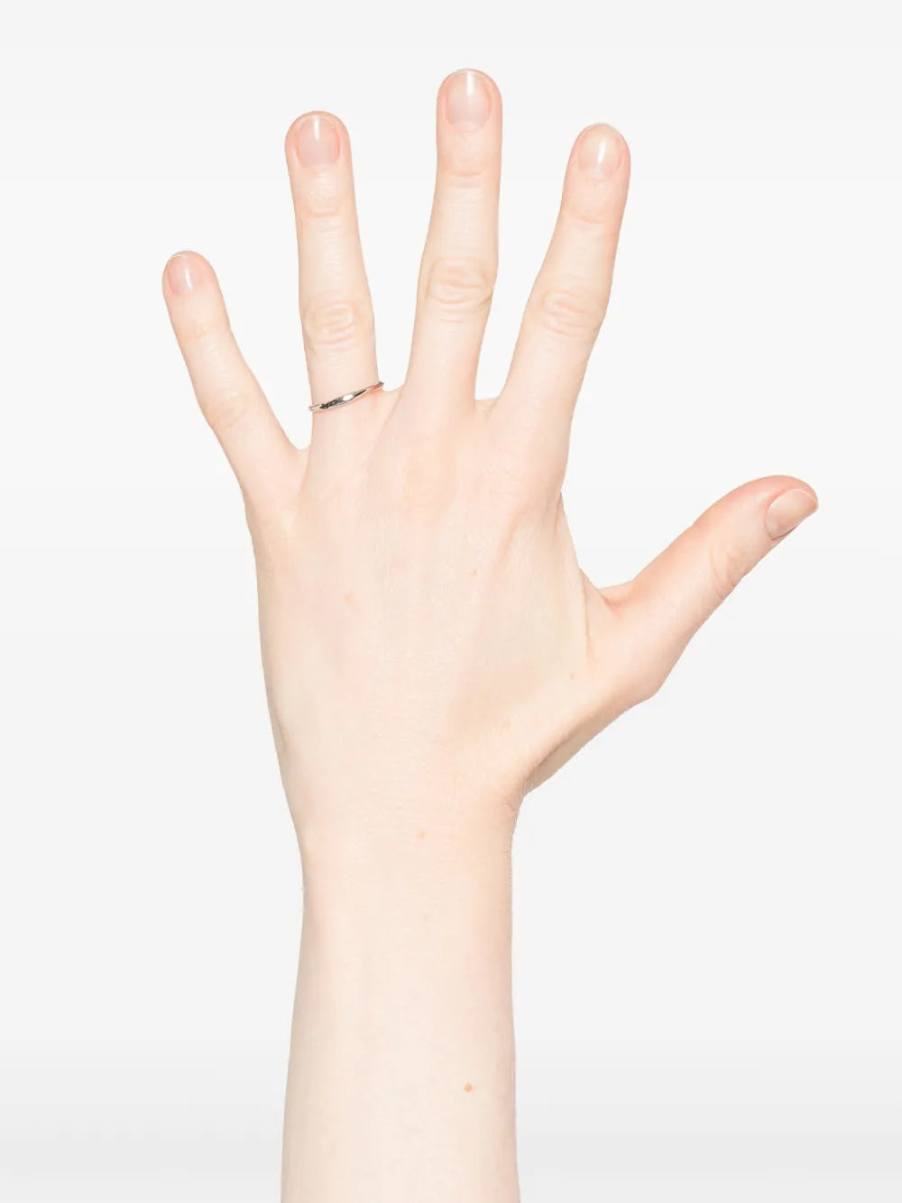 18kt white gold Organic ring