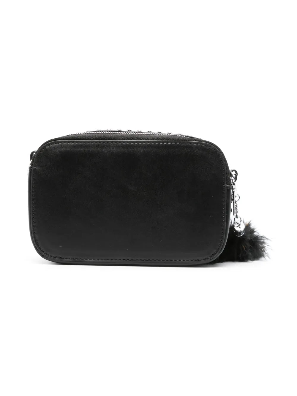 logo-embossed shoulder bag