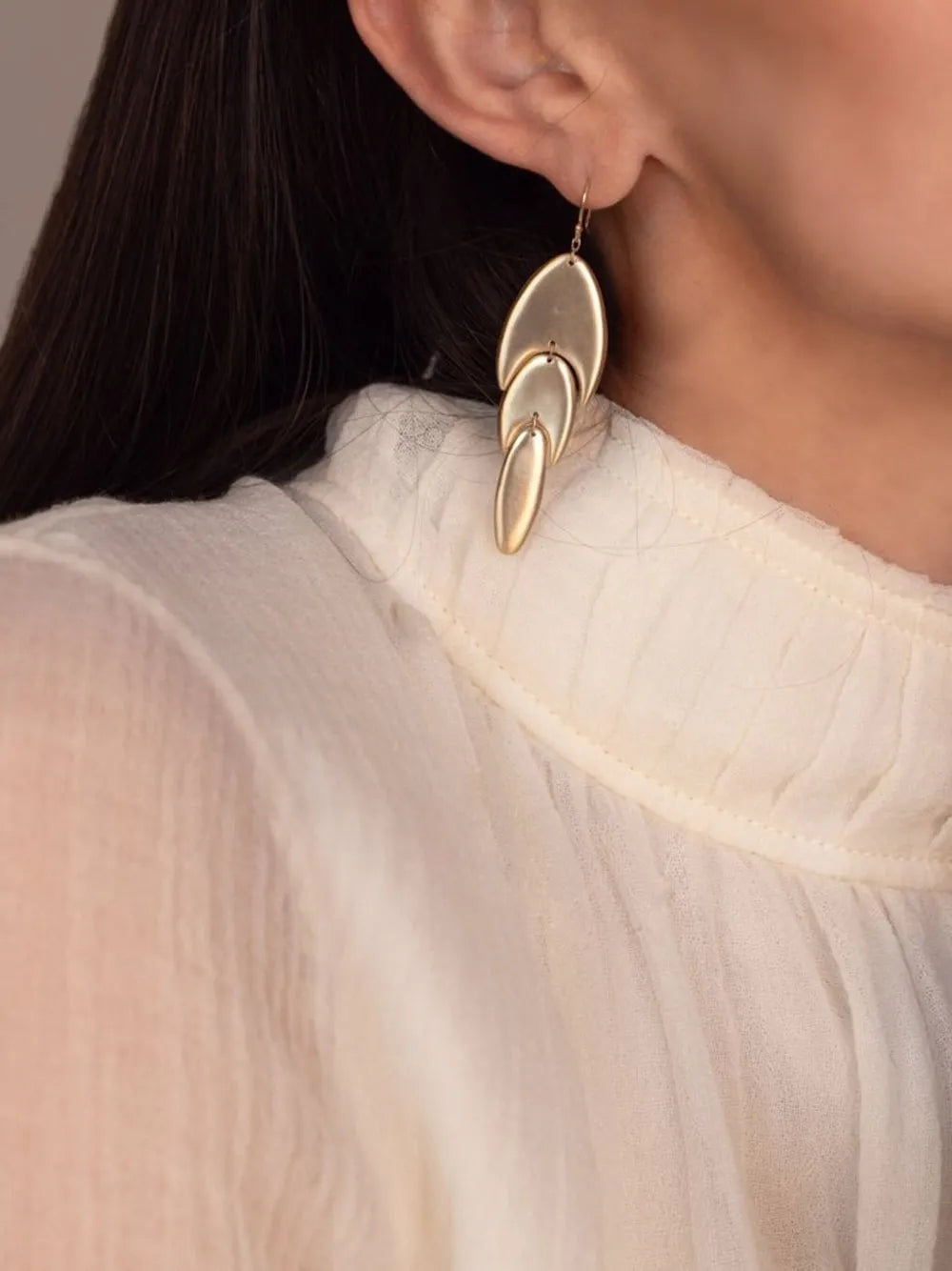 18kt yellow gold Cactus earrings