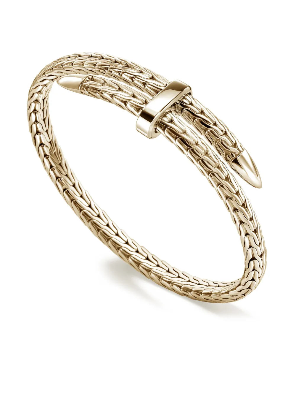 14kt yellow gold Spear Flex cuff bracelet