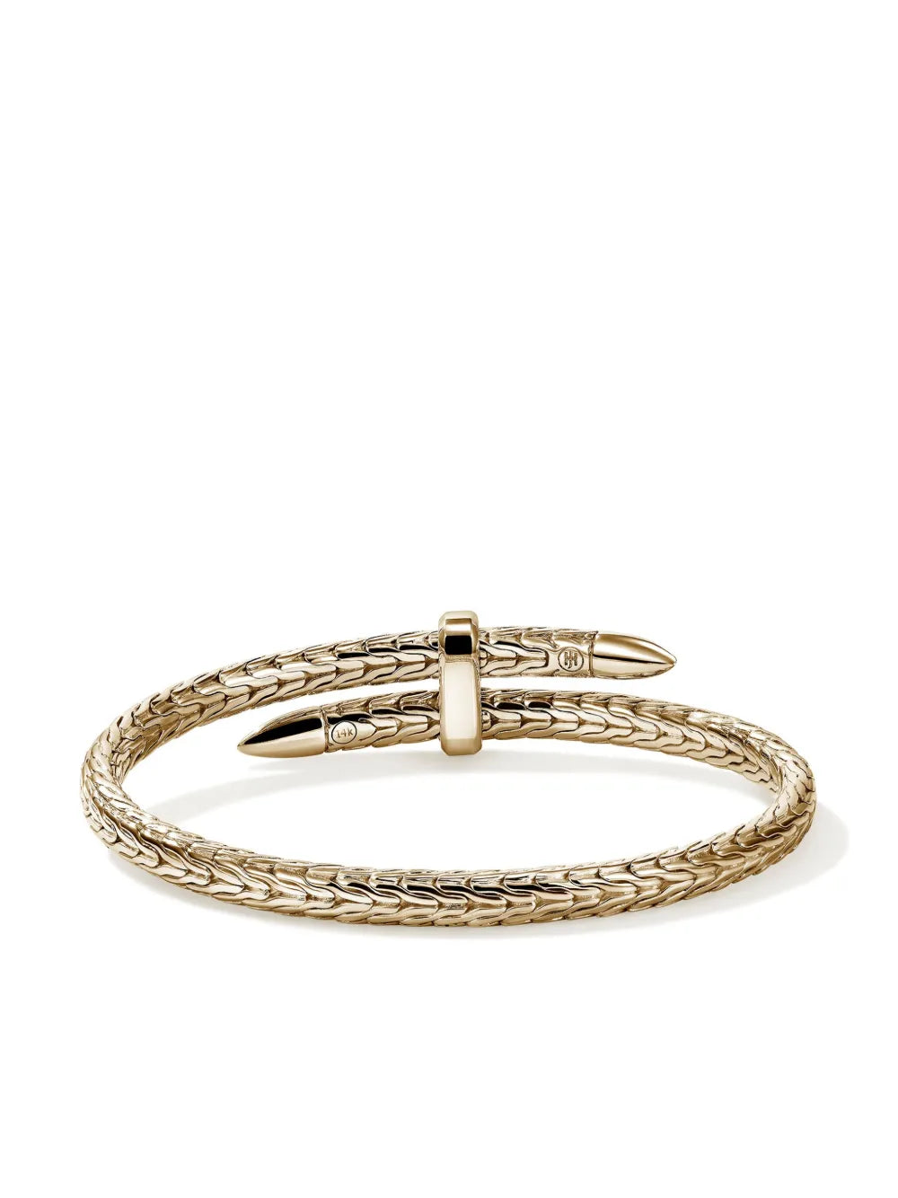 14kt yellow gold Spear Flex cuff bracelet