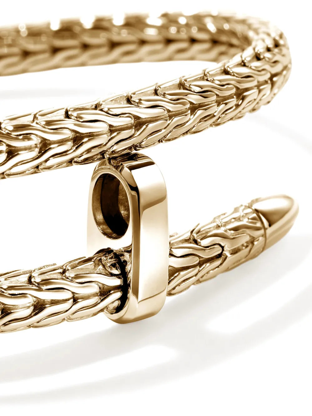 14kt yellow gold Spear Flex cuff bracelet