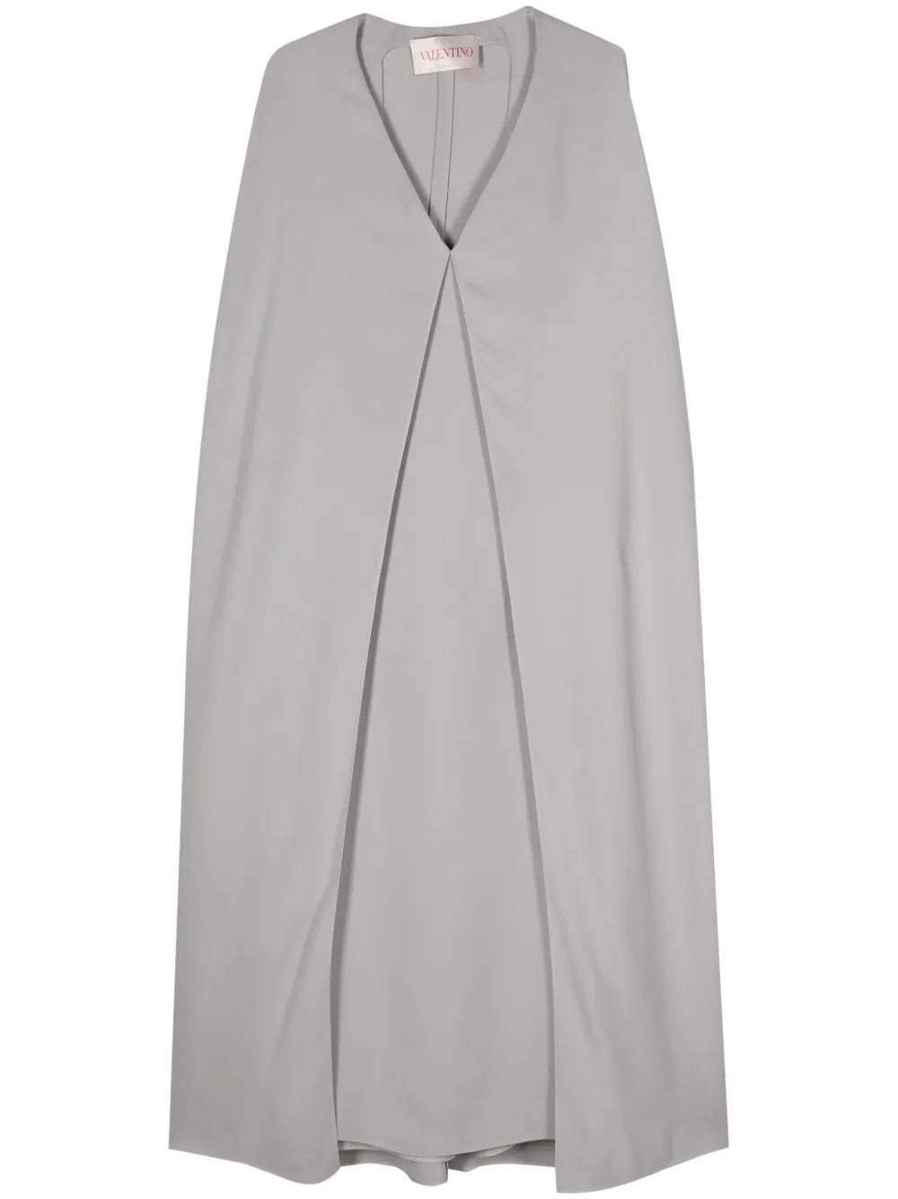 cape-design maxi dress