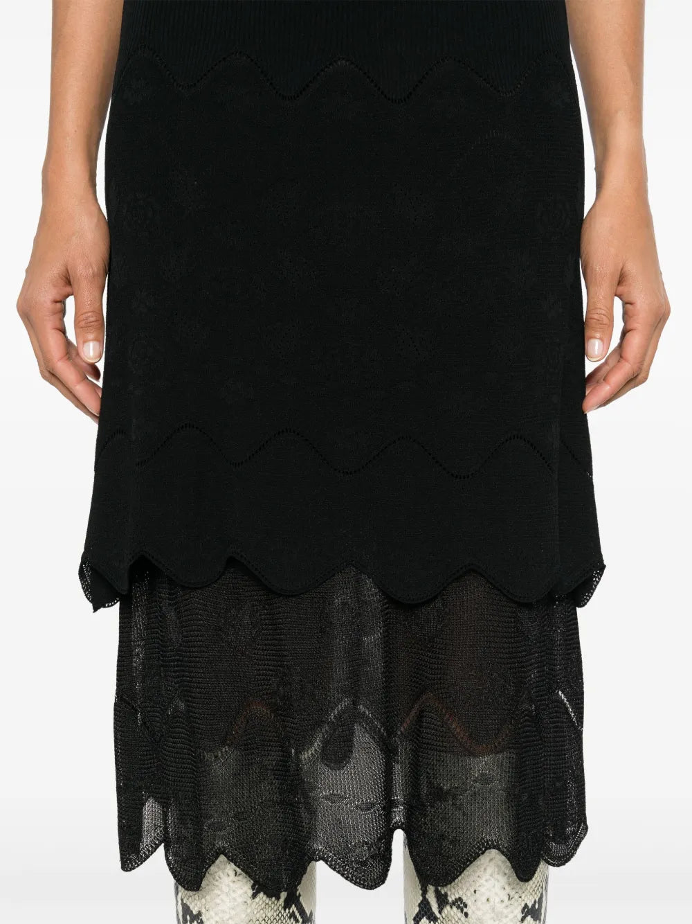 2003 knitted midi dress